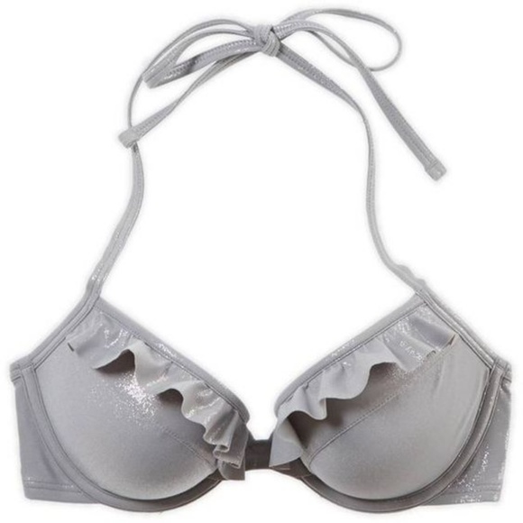 32D Aerie pushup bikini w/ two size small bottoms - Picture 3 of 3